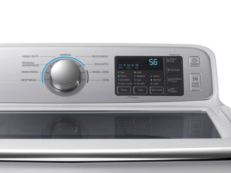 washer top load