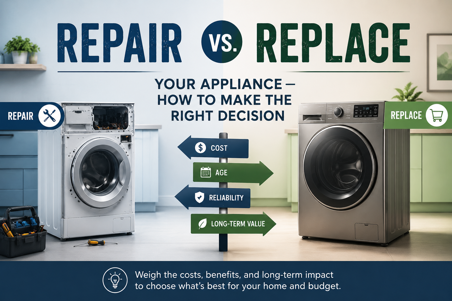old appliance vs new
