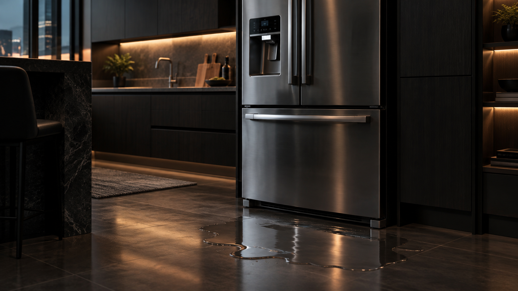 fridge is leaking